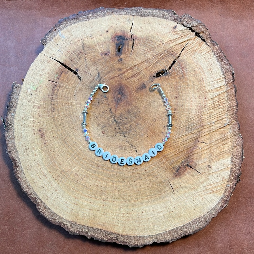 Bridesmaid “friendship” bracelet